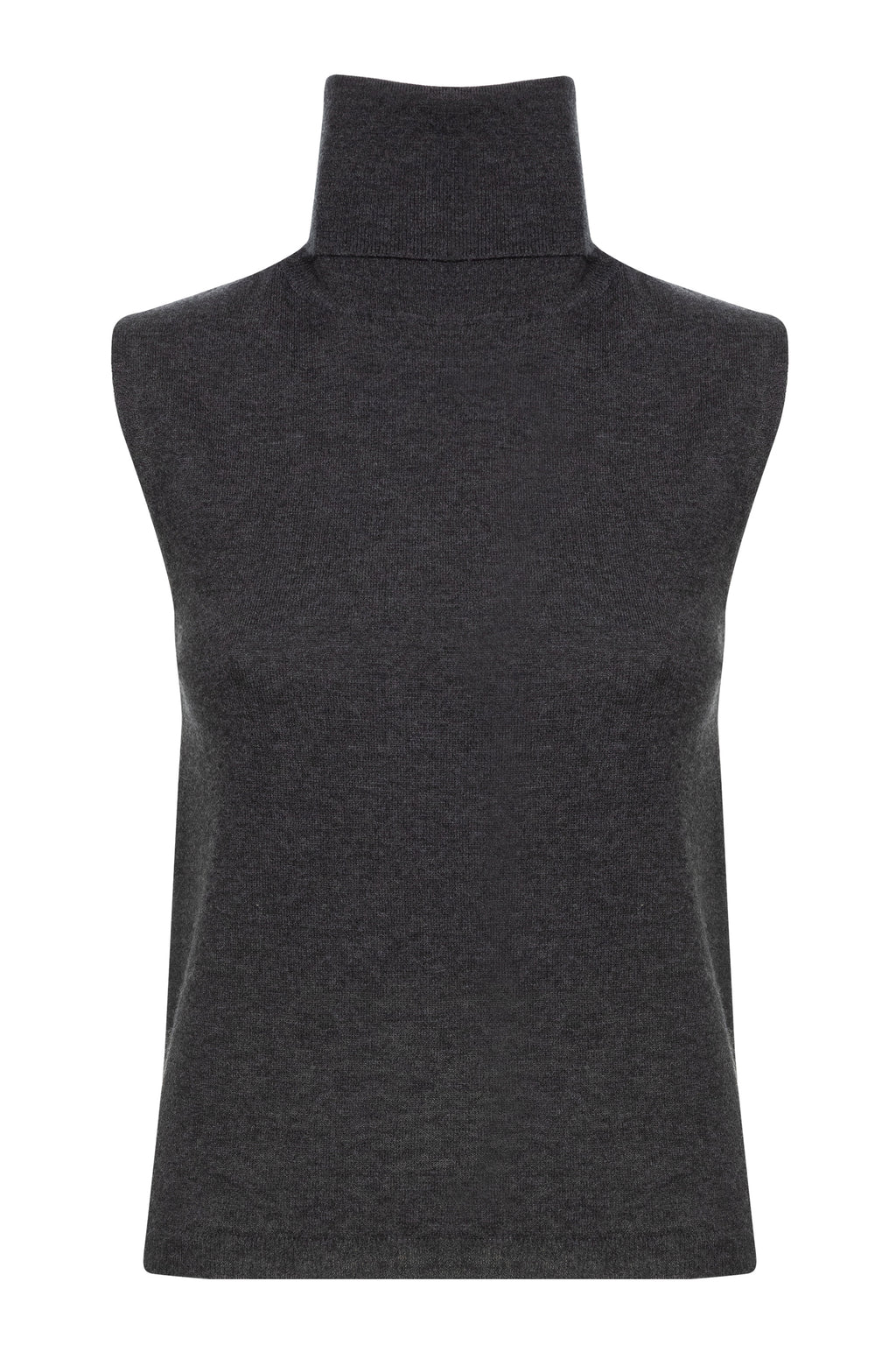 Deborah knitted top | Dark Grey - Ultrafine merino-cashmere-silk blend