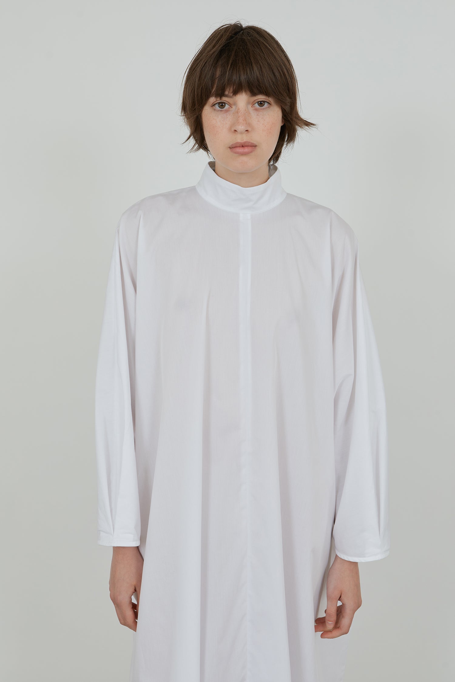 Close-up of fabric and collar.