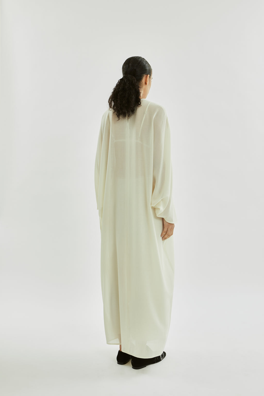 Epione dress | Off white - Virgin wool