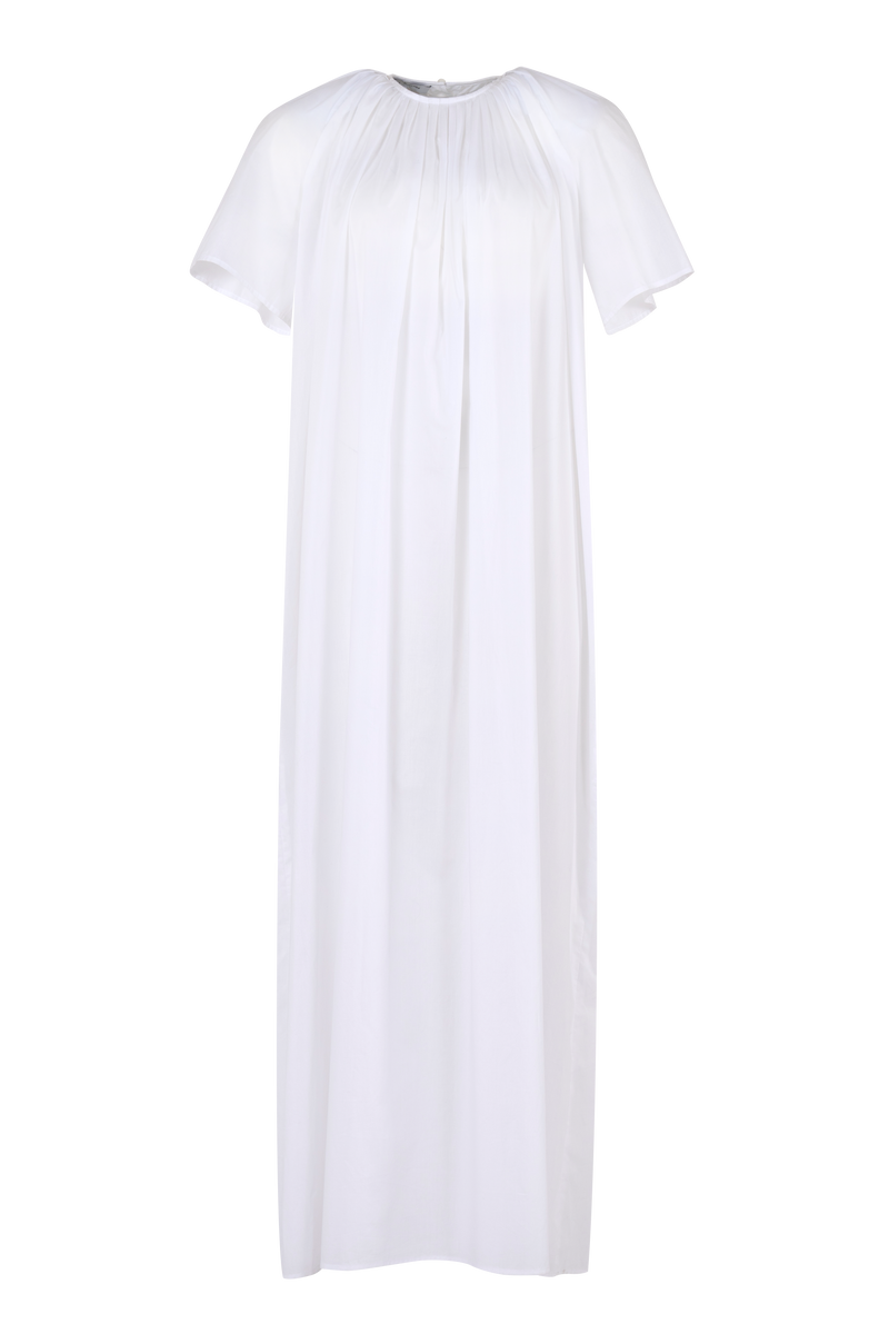 Ernestine dress | Off White - Cotton poplin