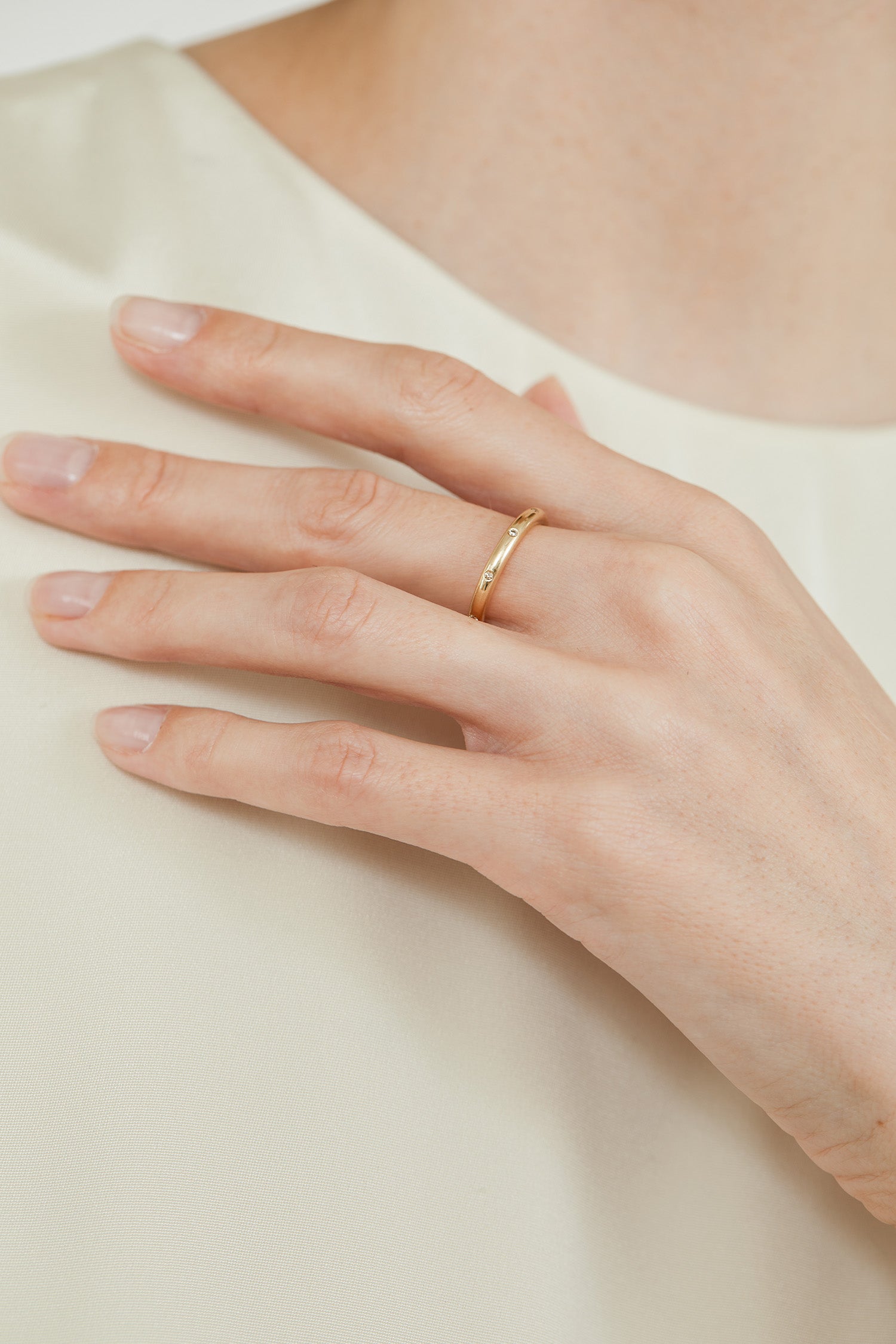 Euterpe ring |  18K gold - Diamonds