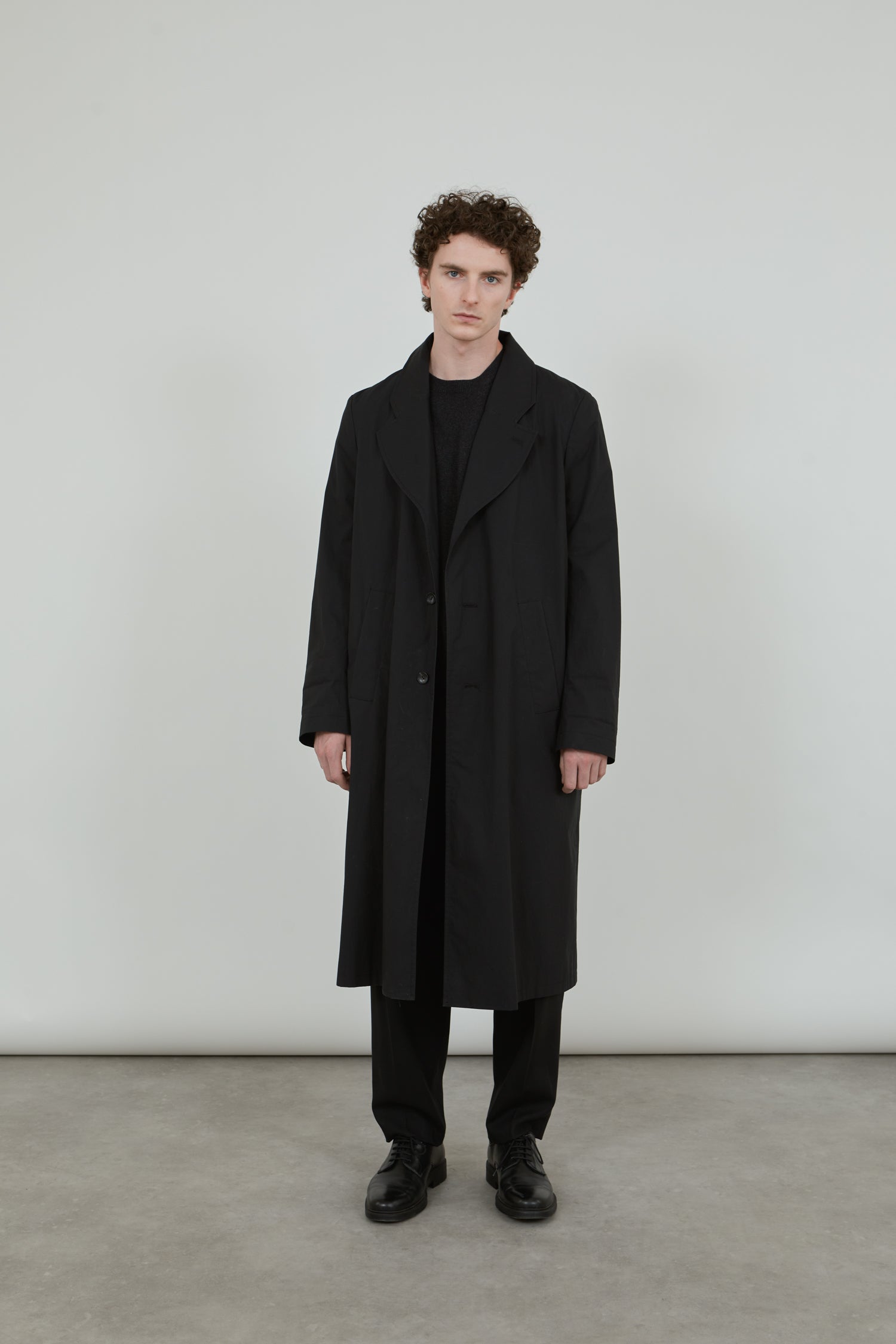 Ezra raincoat | Black - Water repellent organic cotton