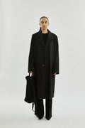 Ezra coat | Black - Water repellent organic cotton