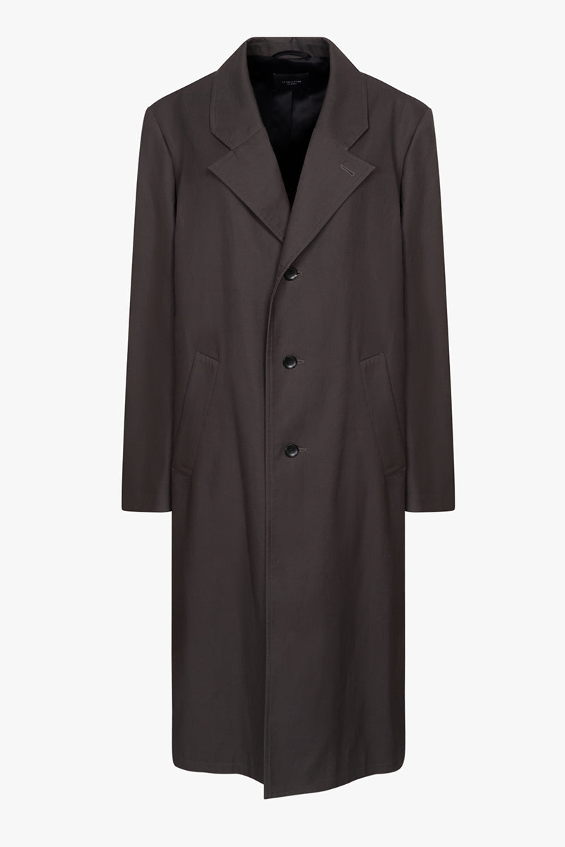 Ezra raincoat | Chocolate - Water repellent cotton