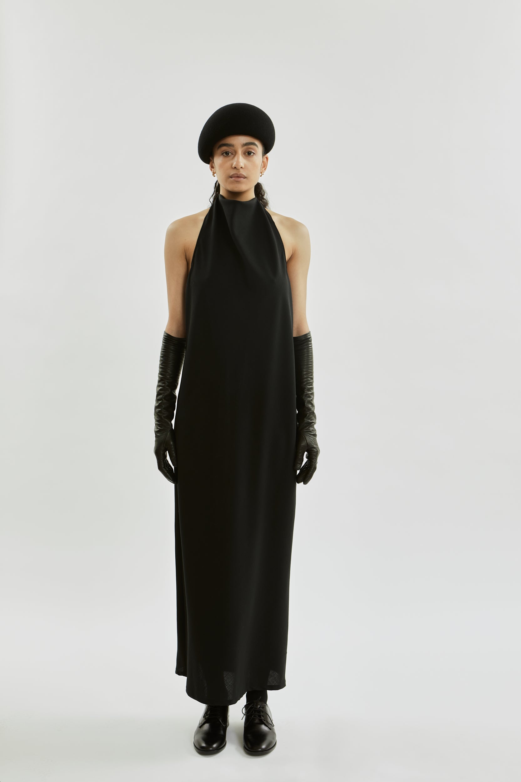 Francoise dress | Black - Virgin wool