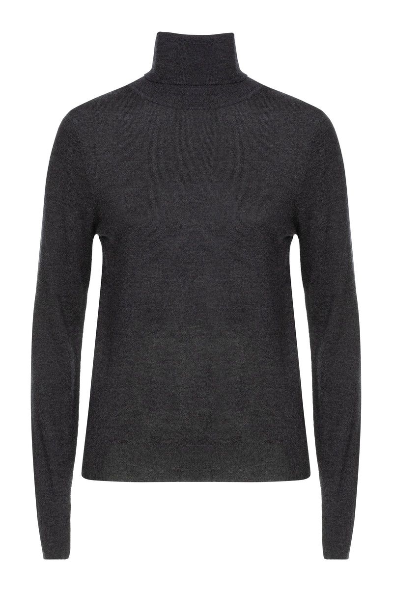 Frederica knitted top | Dark Grey - Ultrafine merino-cashmere-silk blend