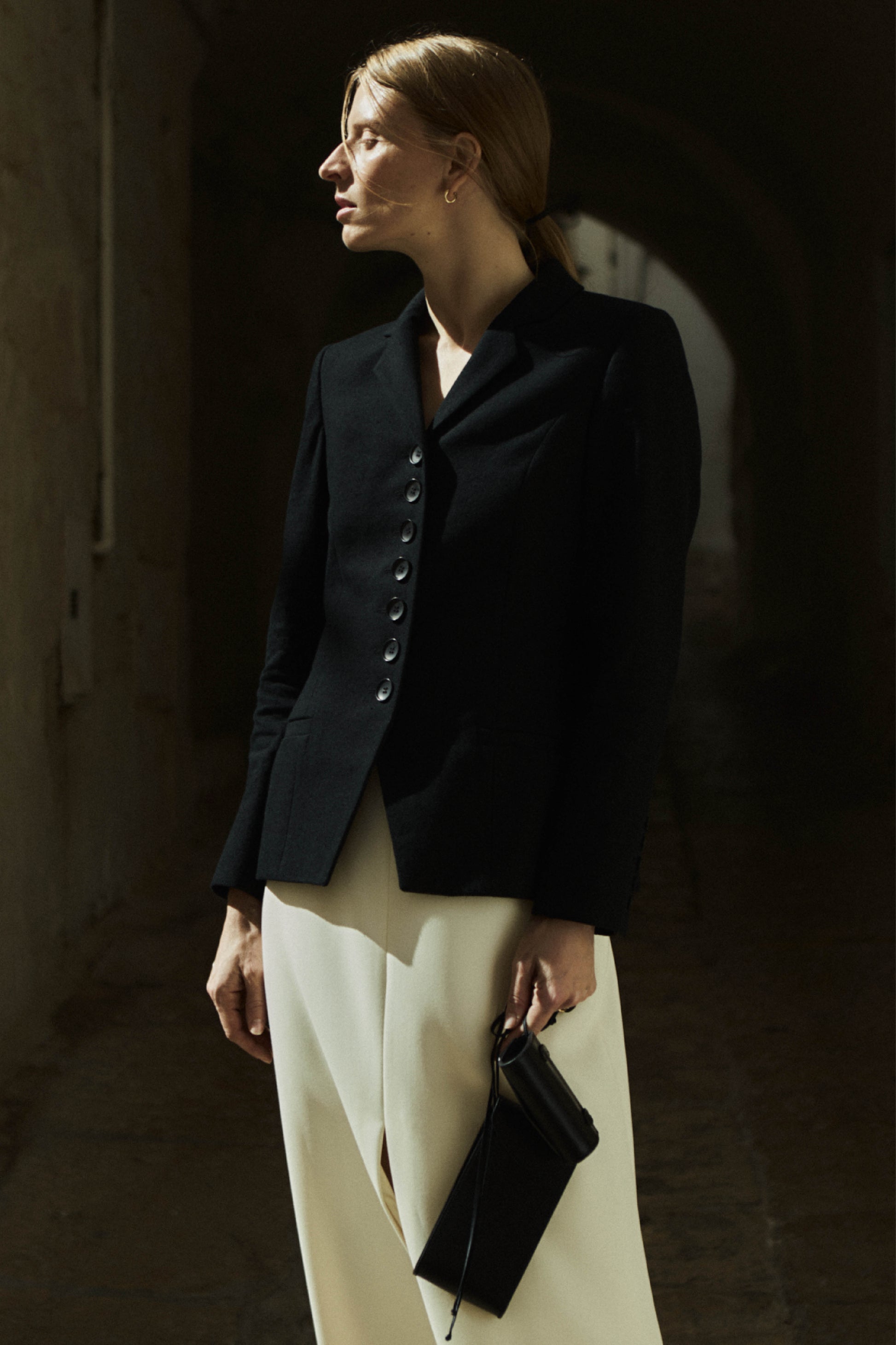 Gianna blazer | Black - Linen