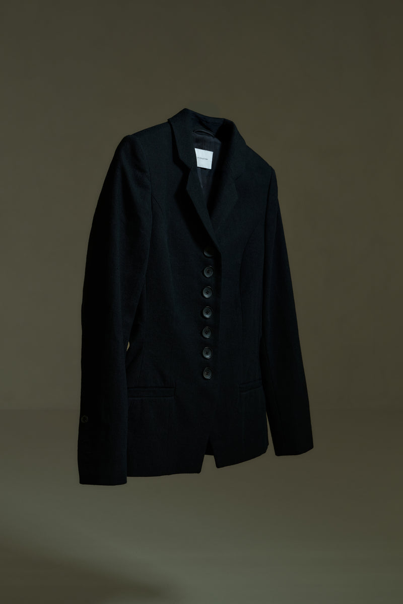 Gianna blazer | Black - Linen