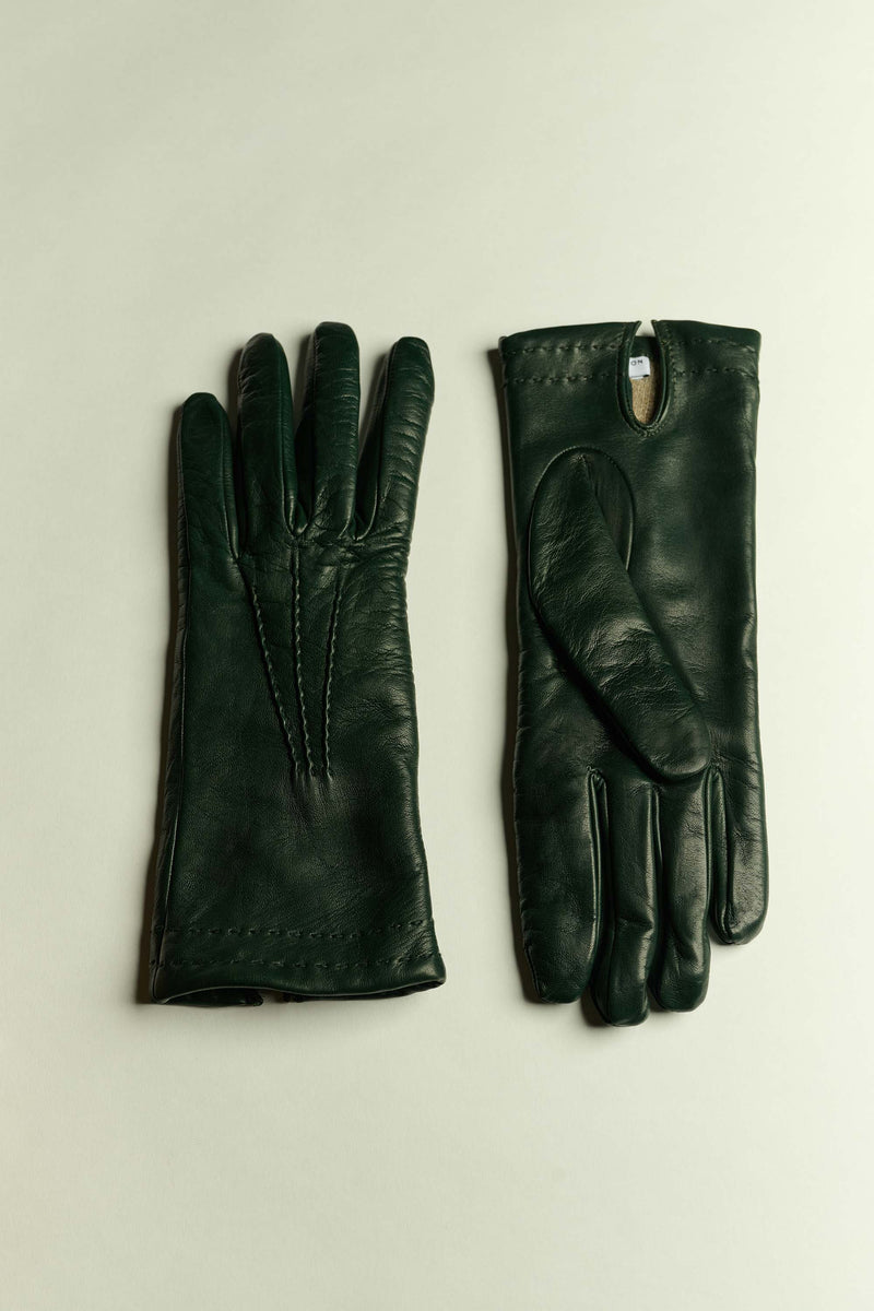 Nan gloves | Eucalyptus - Leather