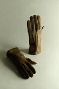 Nan gloves | Mink brown - Leather