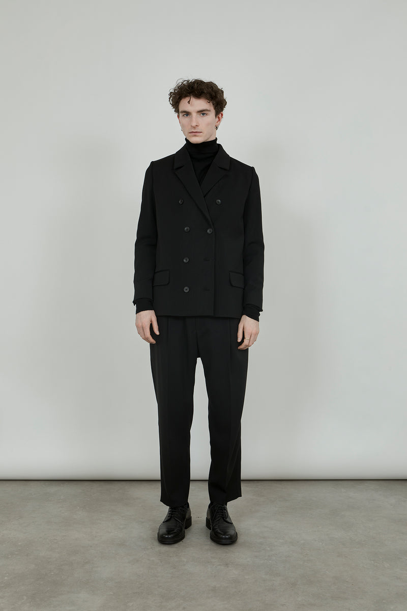 Harper blazer | Black - Virgin wool