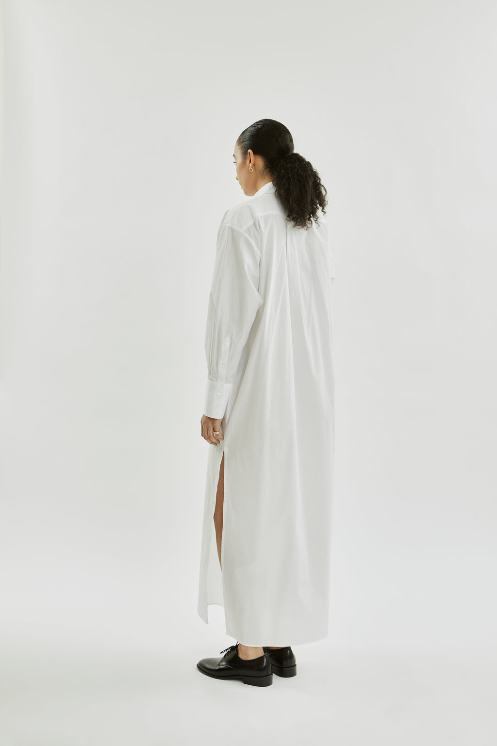 Inesa Shirtdress | White - Cotton