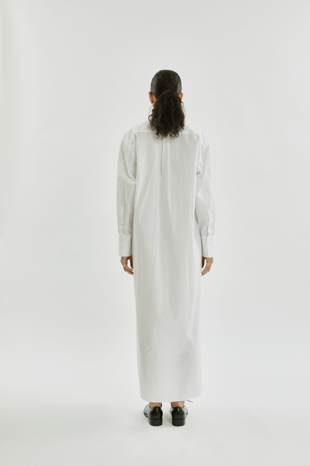 Inesa Shirtdress | White - Cotton