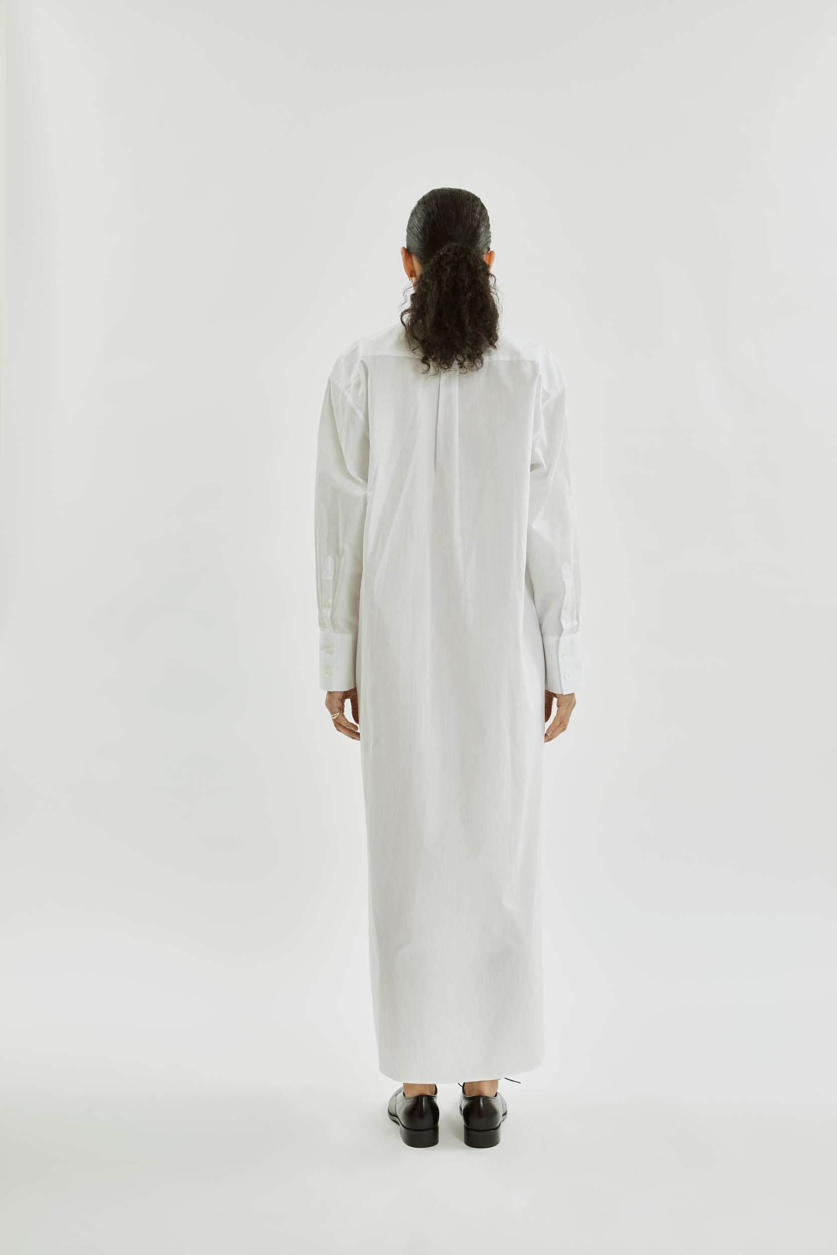 Inesa Shirtdress | White - Cotton