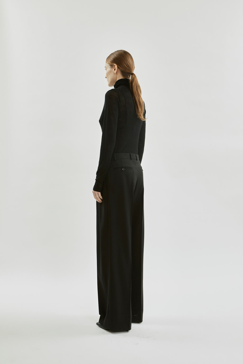 Ira trousers | Black - Virgin wool