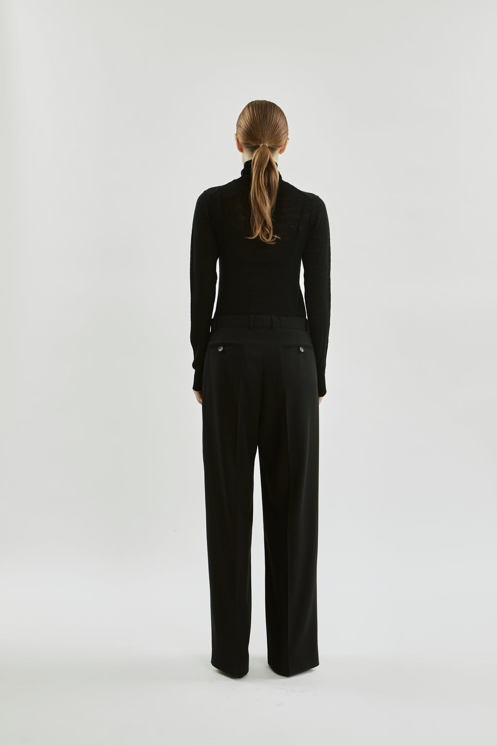 Frederica sheer | Black - Extra fine merino