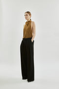 Jeanne top | Bronze - Crepe silk