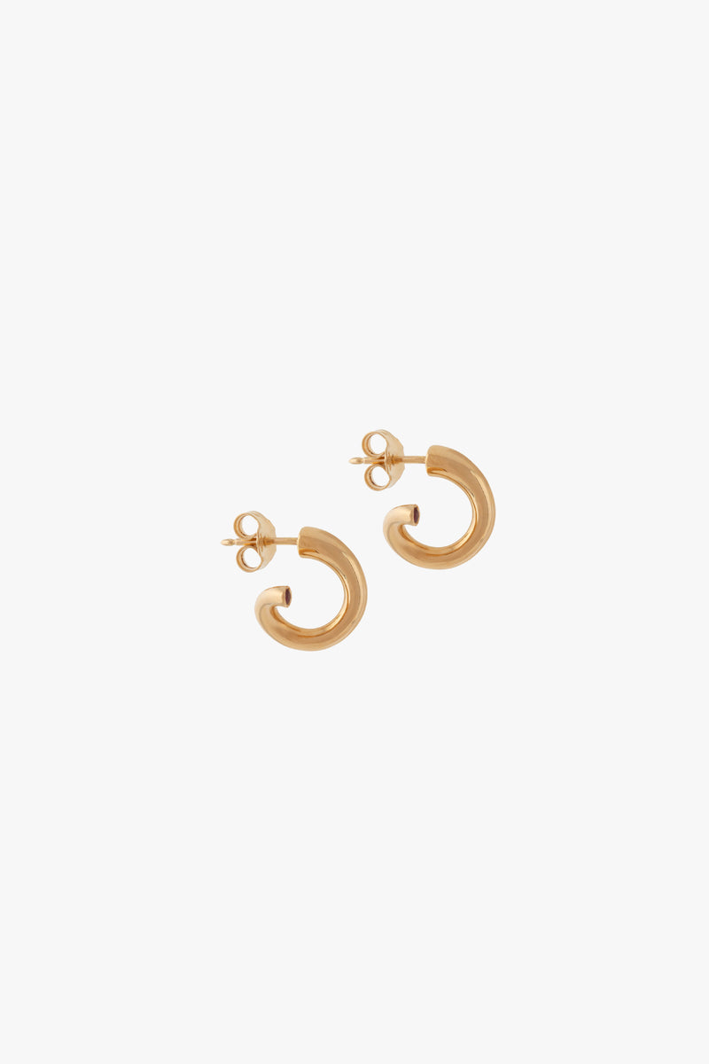 Cosima earrings | 18K gold - Ruby
