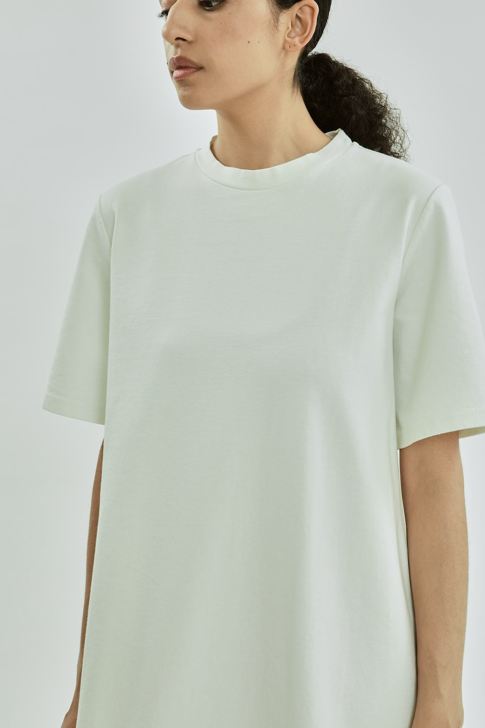 La Collection Josephina Dress in Off-White Cotton Blend La Collection Josephina Dress in Off-White Cotton Blend