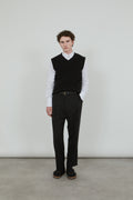 Jules knitted debardeur | Black - Cashwool