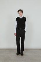 Jules knitted debardeur | Black - Cashwool