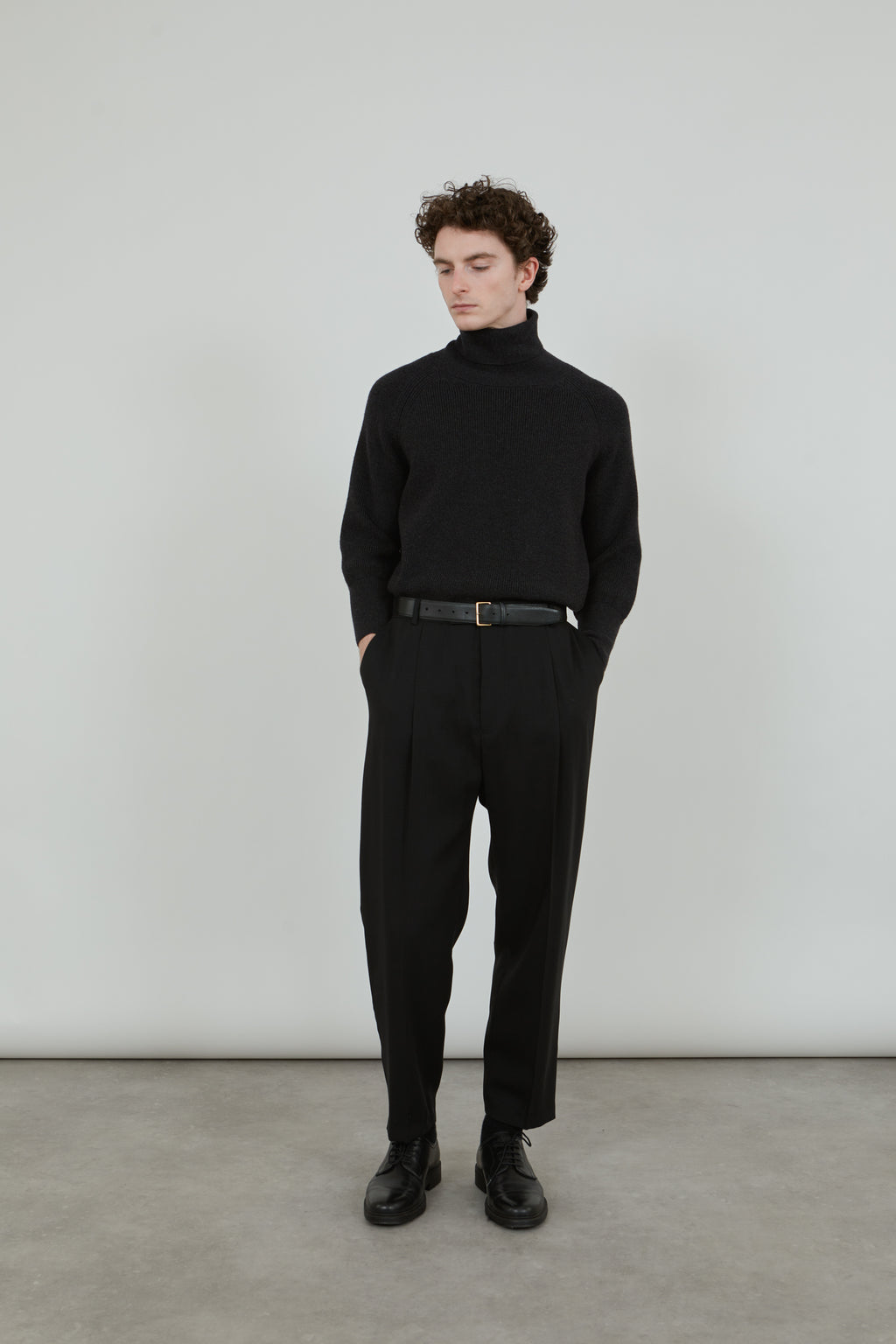 Ronin trousers | Black - Virgin wool