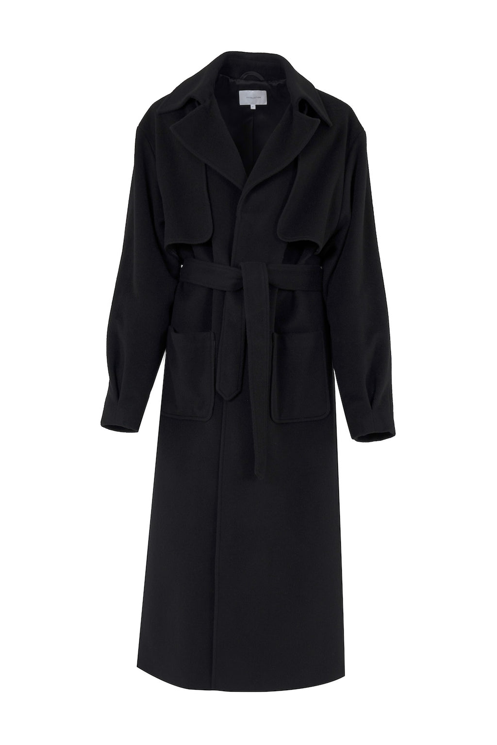 Karin coat | Black - Cashmere wool