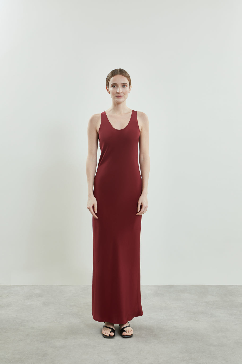 Kate dress | Red - Crepe silk