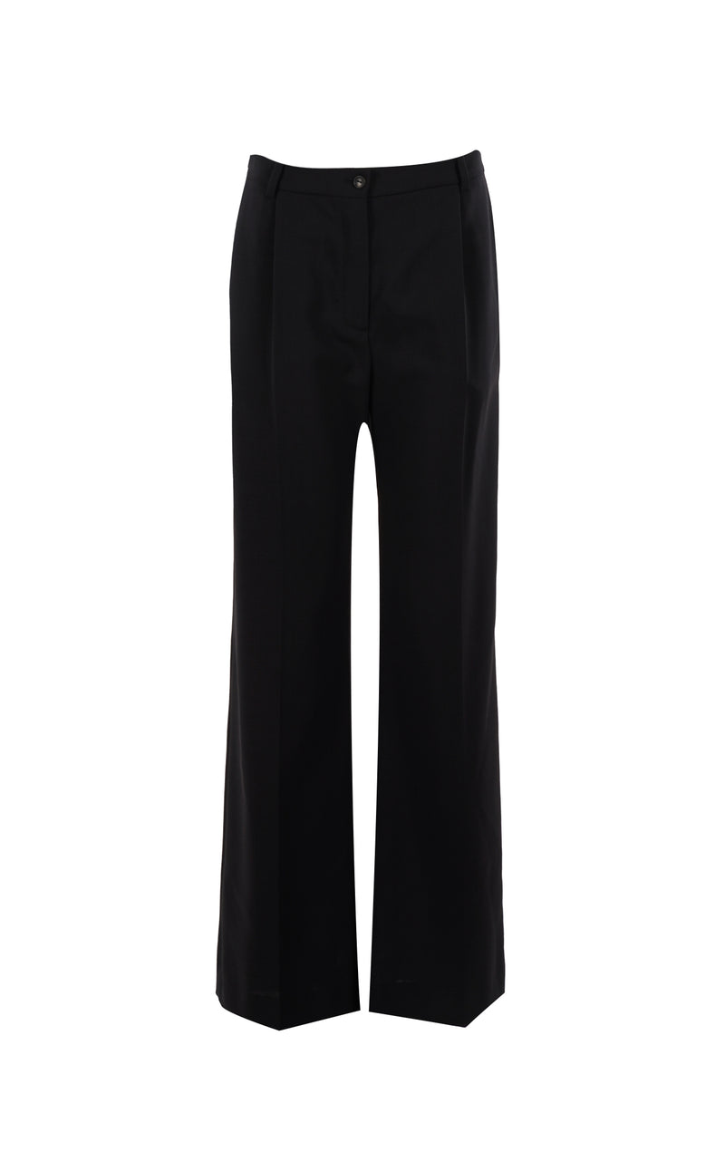 Phoebe trousers | Black - Crepe silk