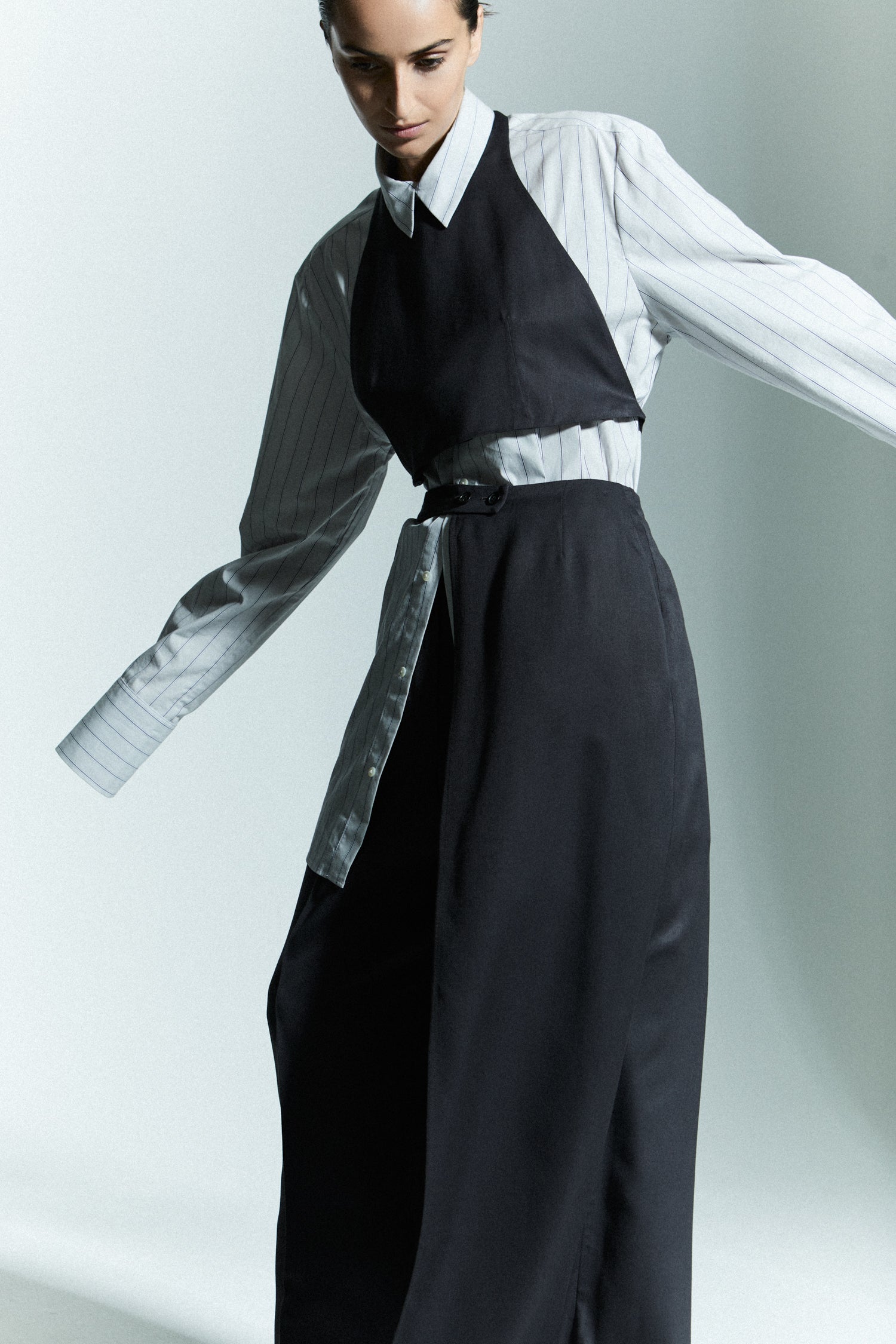 Keiko top | Aubergine grey - Viscose