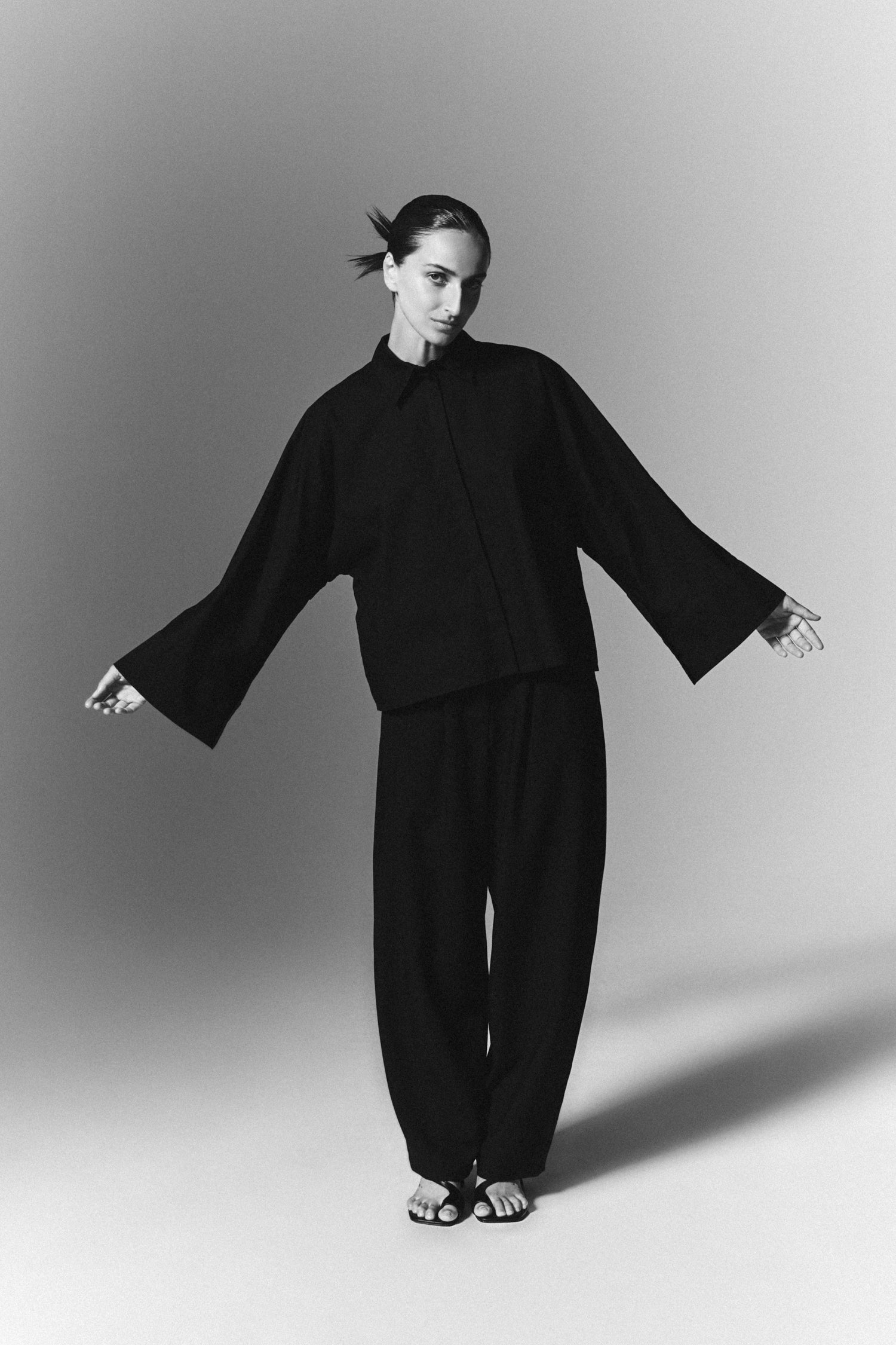 Thea shirt | Black - Cotton