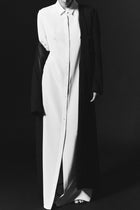 Ramona shirtdress | Off white - Crepe silk