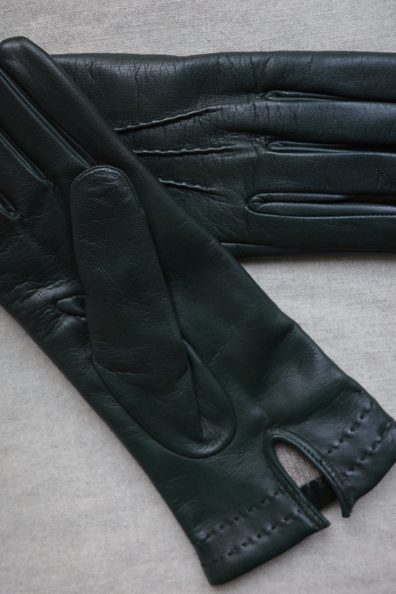 Nan gloves | Eucalyptus - Leather