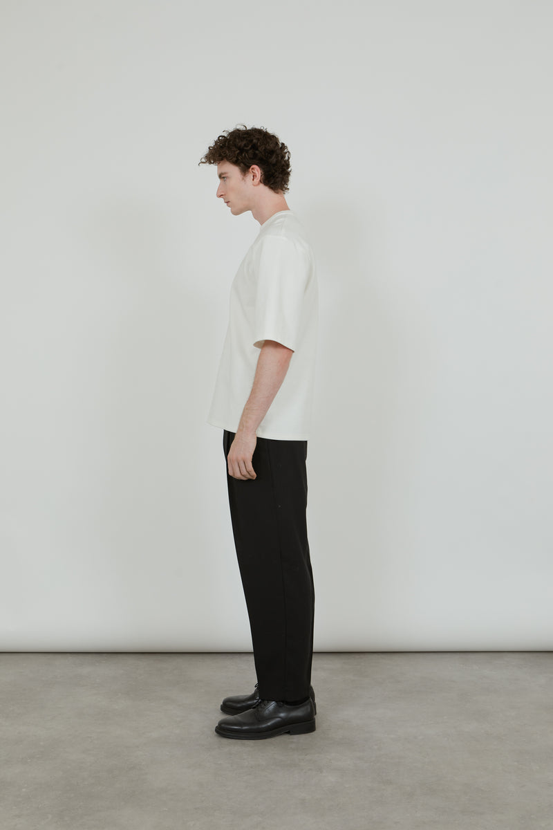 Alfred T-shirt | Off white - Organic cotton
