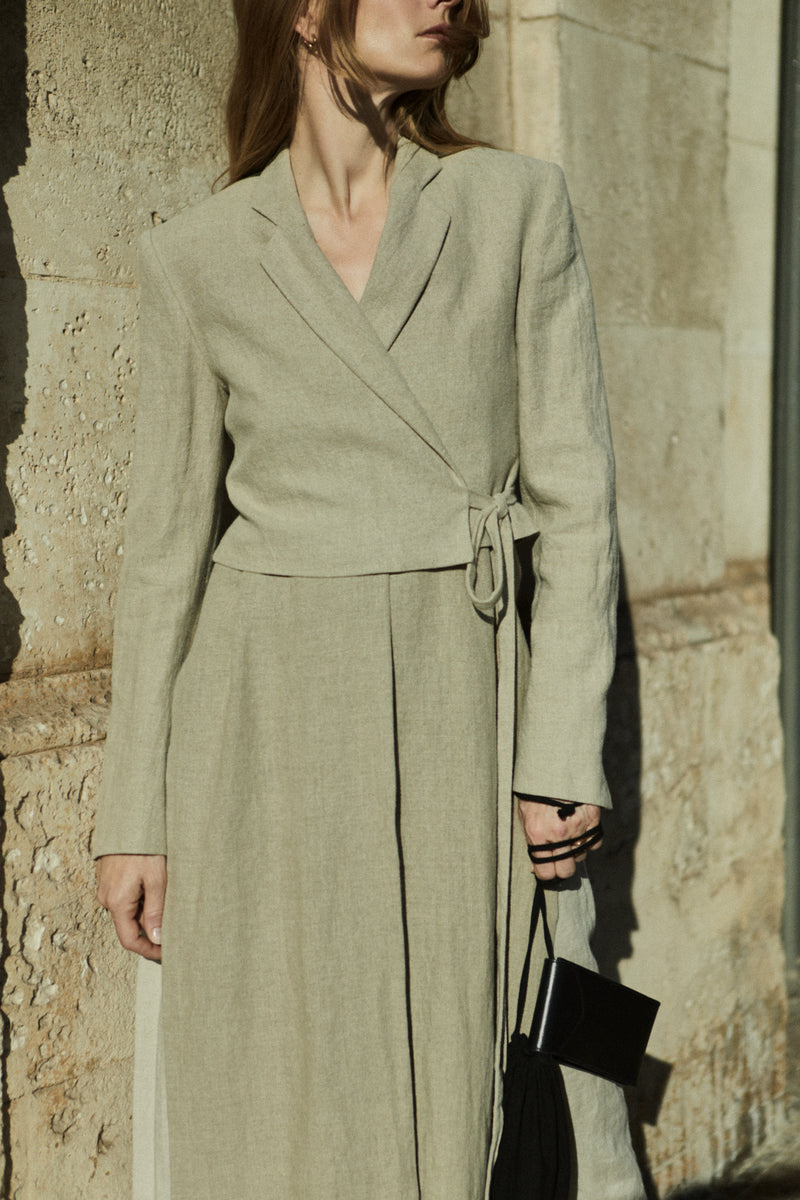Lynn blazer | Beige - Linen