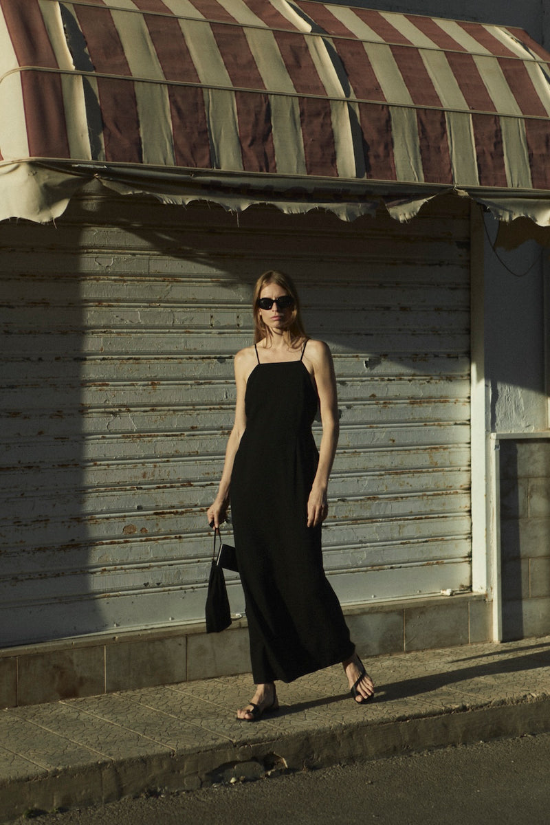 Blake dress | Black - Virgin wool