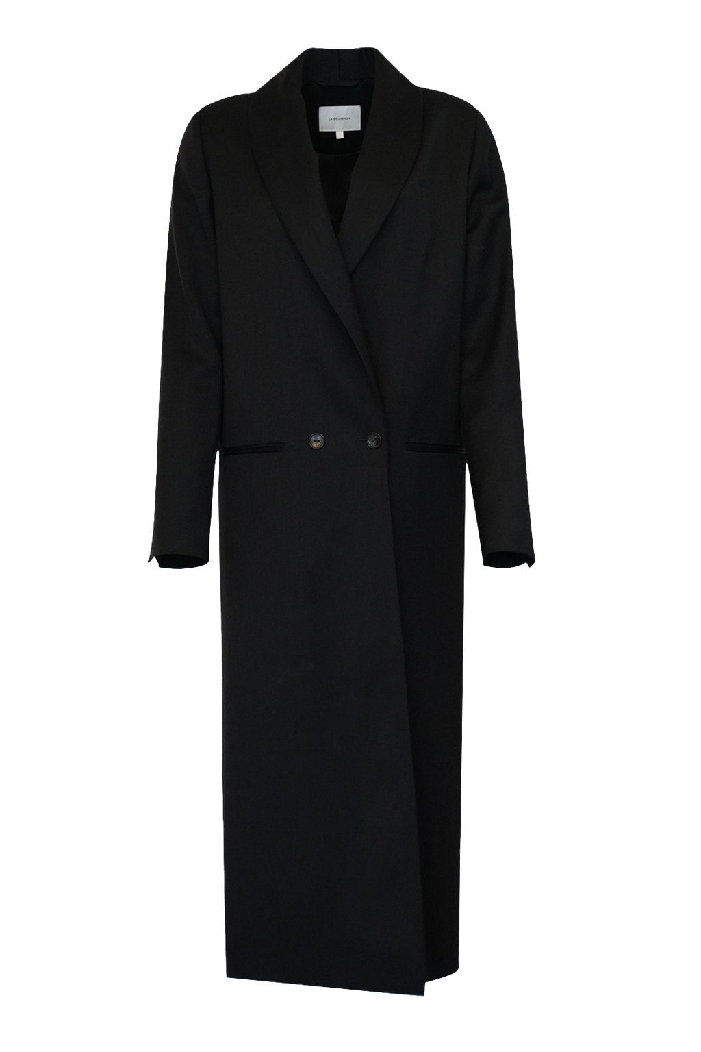 Adeline coat | Black - Crepe silk