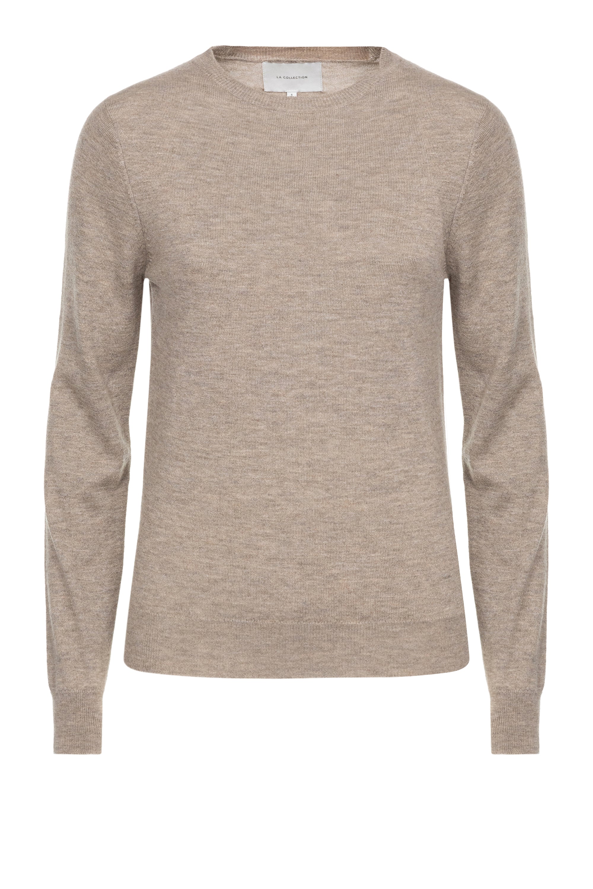 Maya knitted sweater | Biscuit - Ultrafine merino-cashmere-silk blend