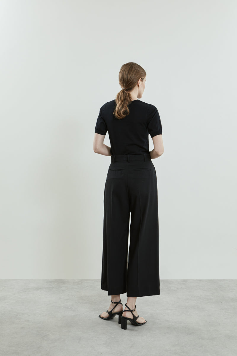 Carina trousers | Black - Virgin wool