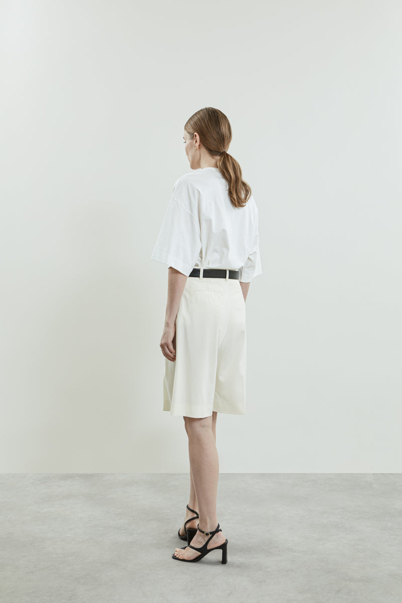 Frankie bermuda Shorts | Off white - Virgin Wool