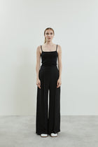 Asami trousers | Black - Crepe silk