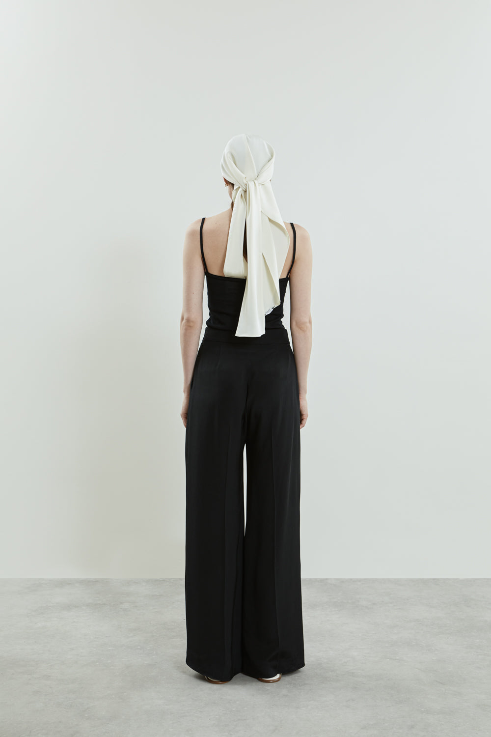 Asami trousers | Black - Crepe silk