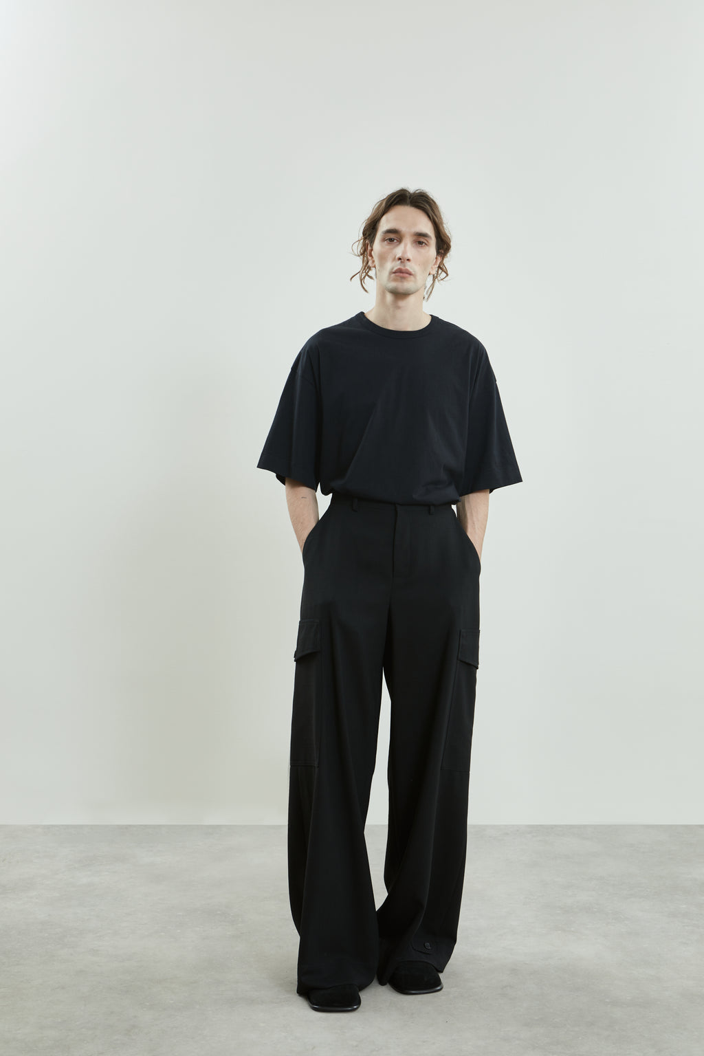 Stein trousers | Black - Virgin wool