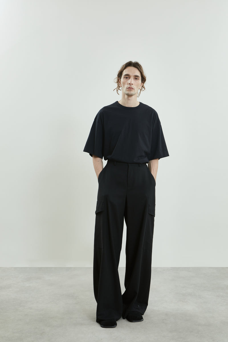 Stein trousers | Black - Virgin wool