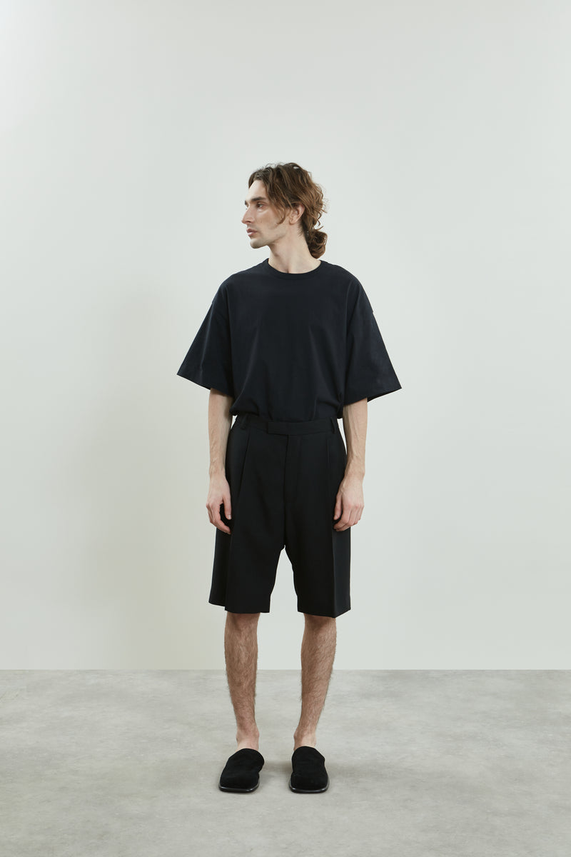 Maiko shorts | Black - Virgin wool