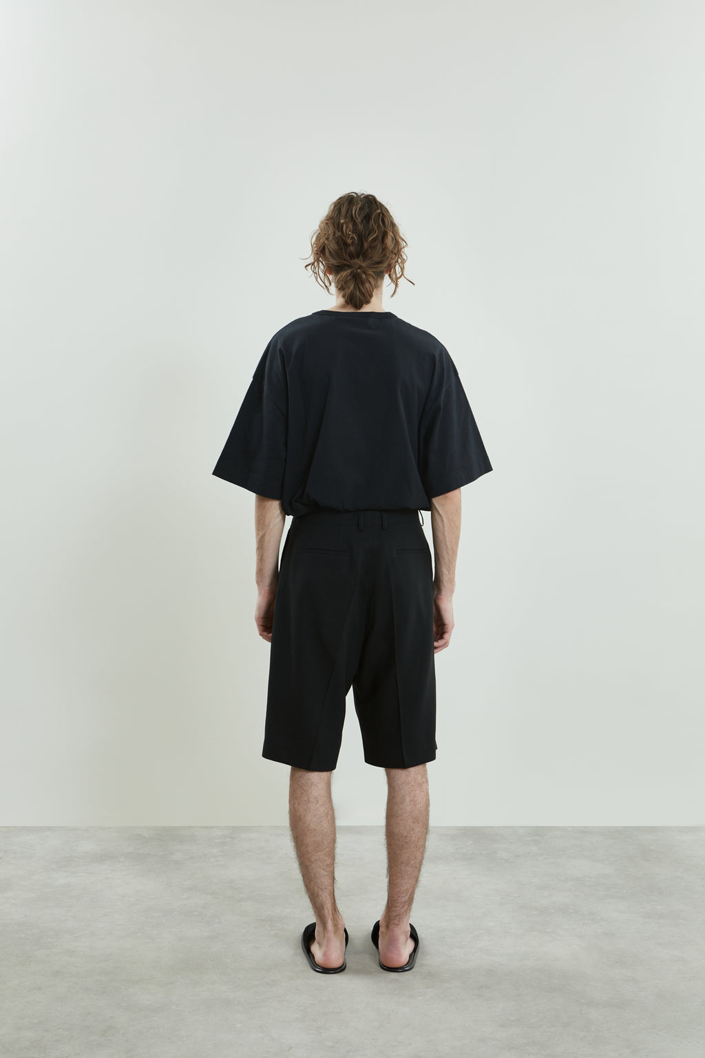 Maiko shorts | Black - Virgin wool