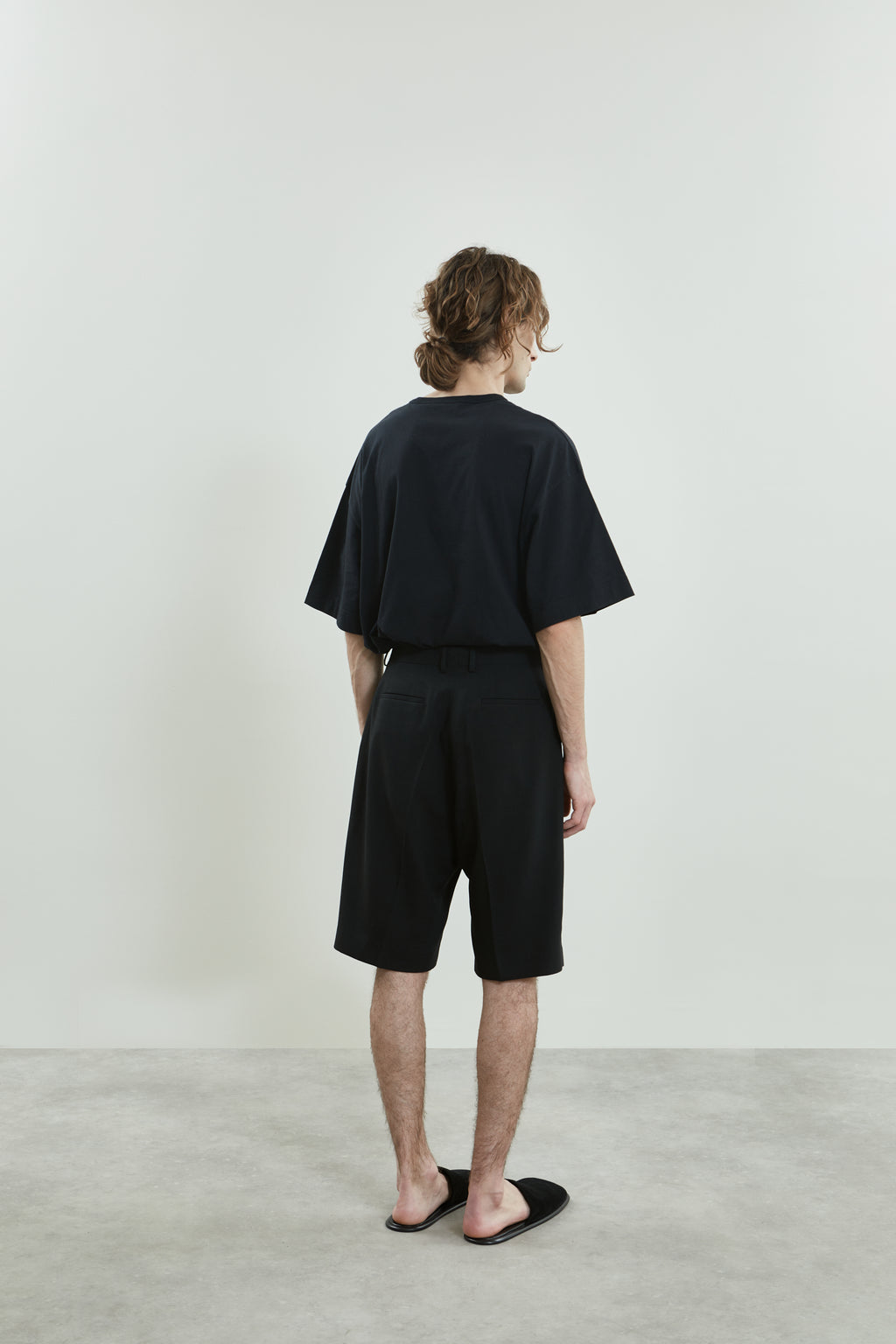 Maiko shorts | Black - Virgin wool