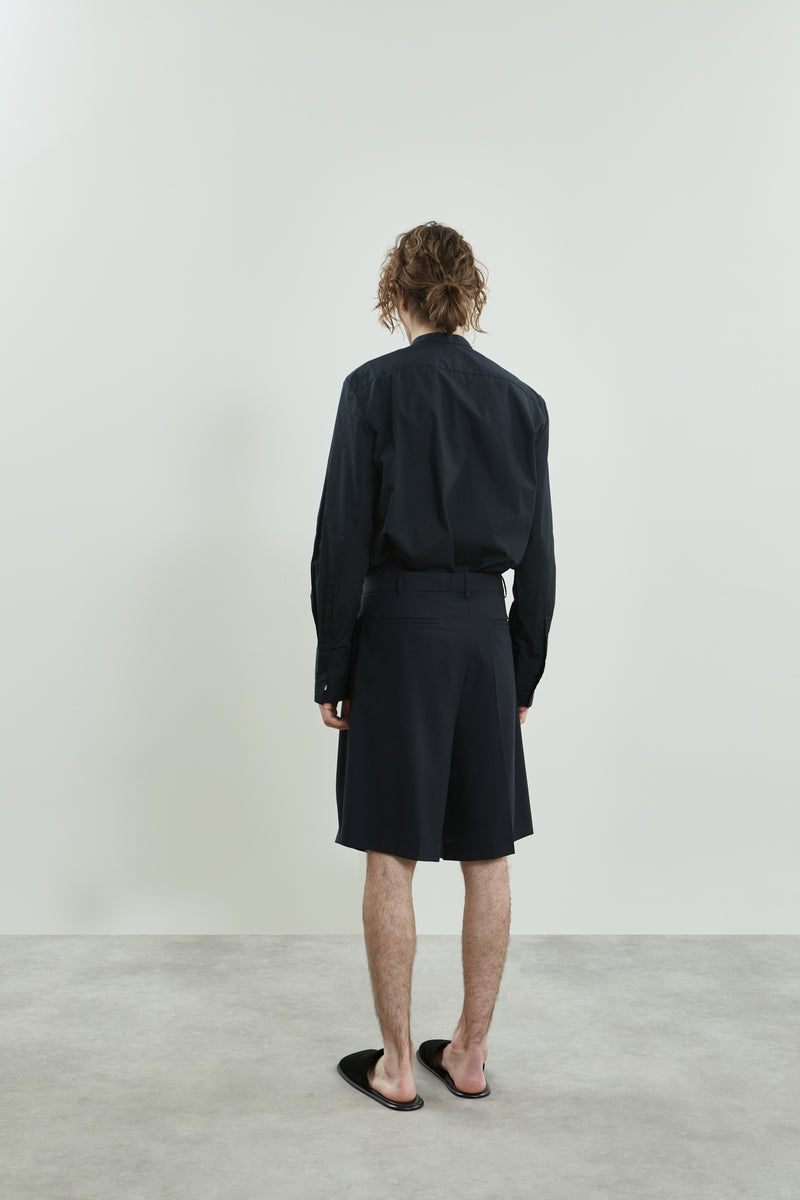 Frank shorts | Black - Virgin wool