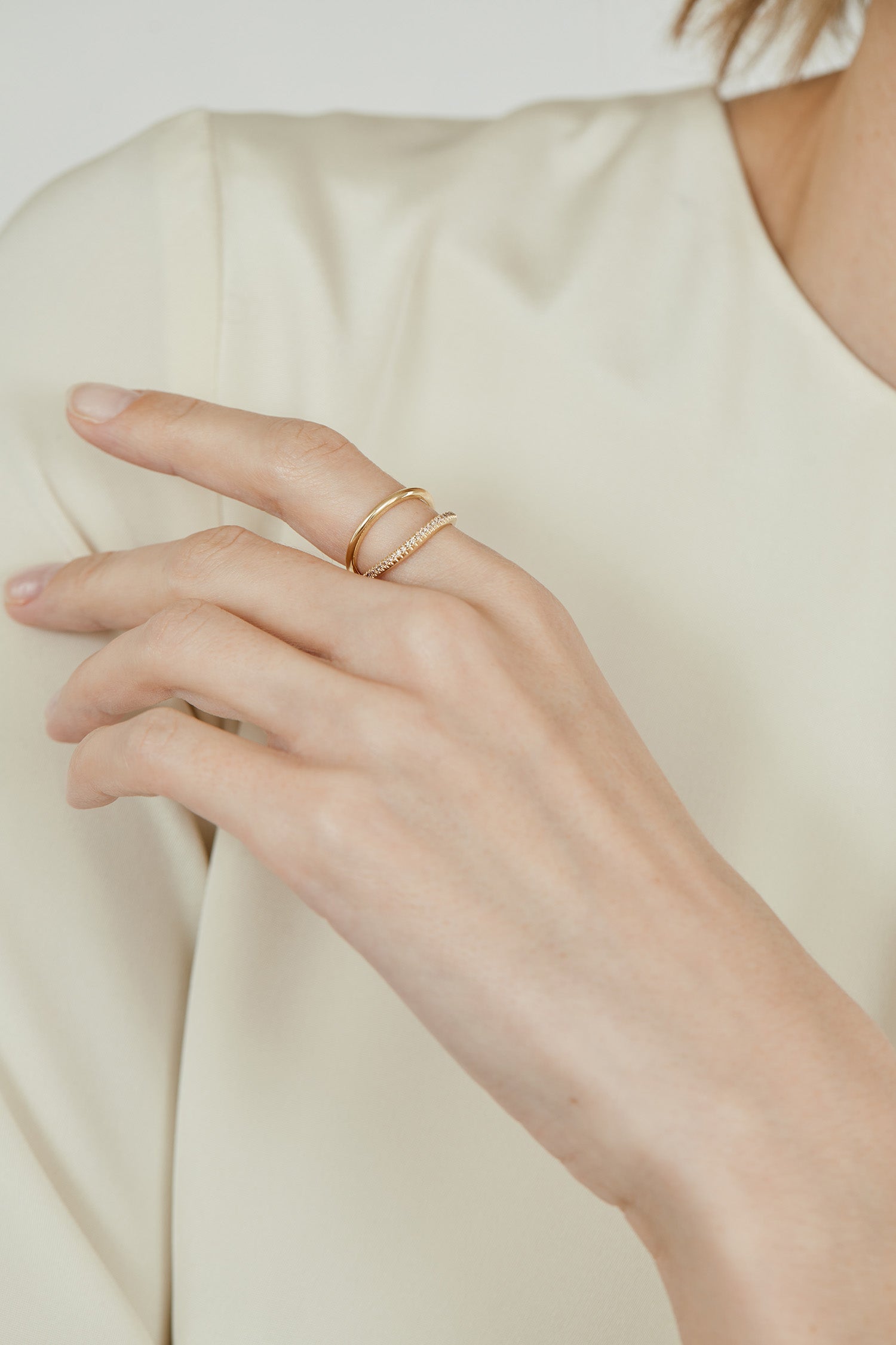 Leanora ring | 18K gold - Diamonds