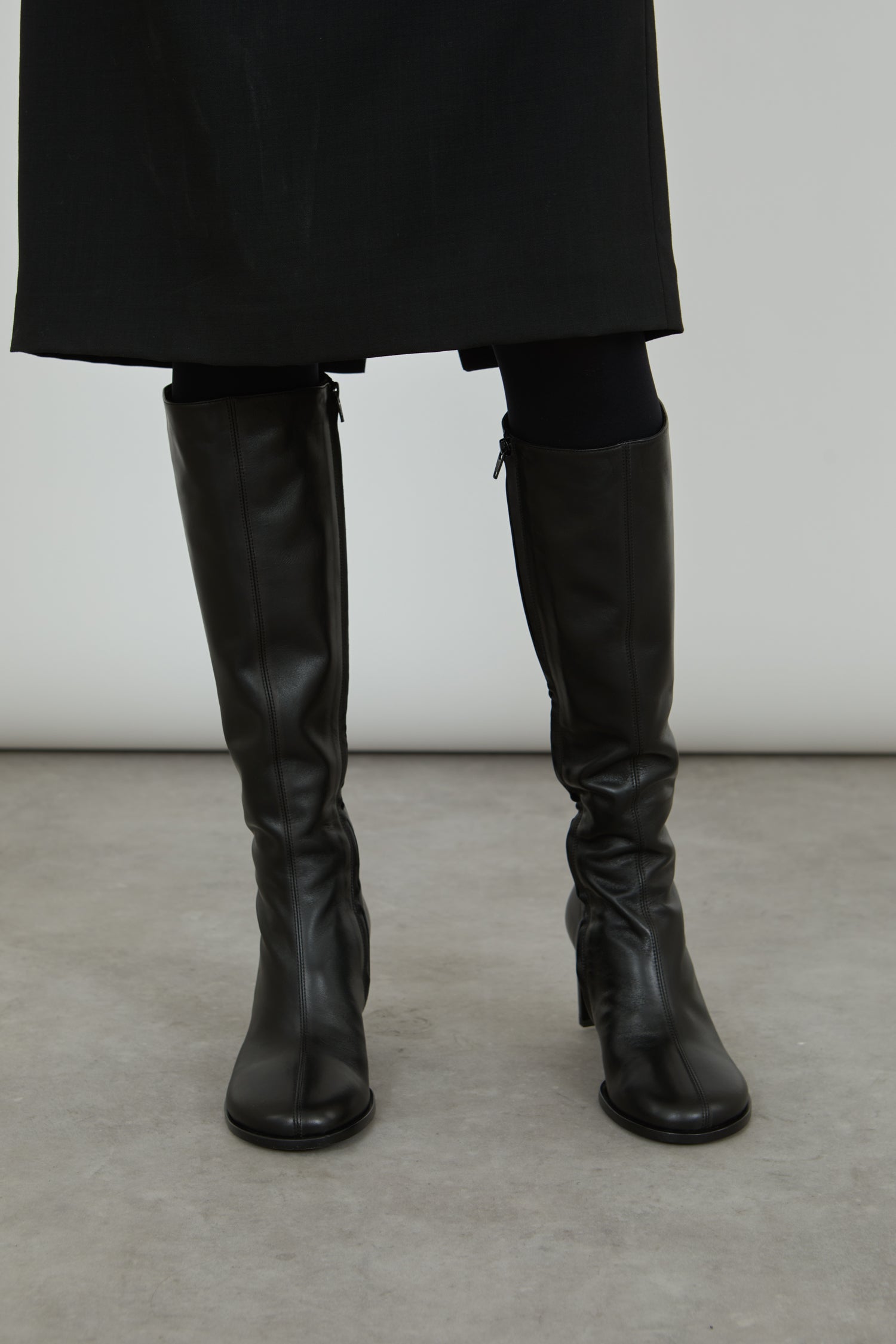 La Collection Liza Boots Black Leather